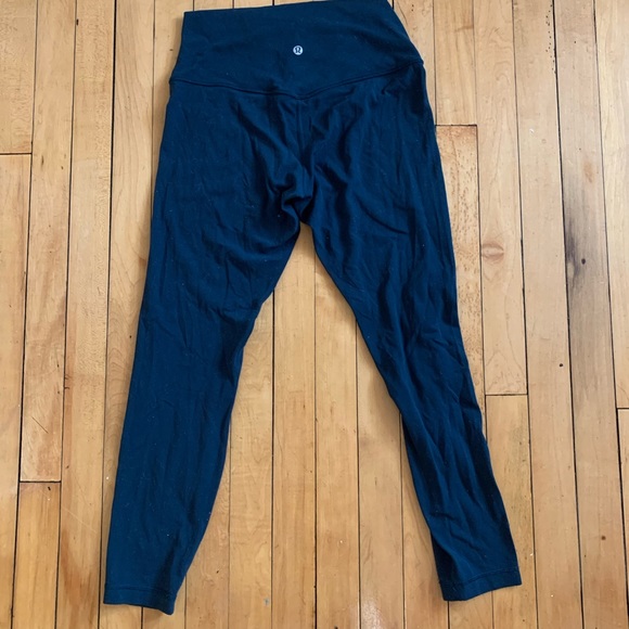 Dark turquoise lululemon align 25in, size 6, like new - Picture 3 of 3